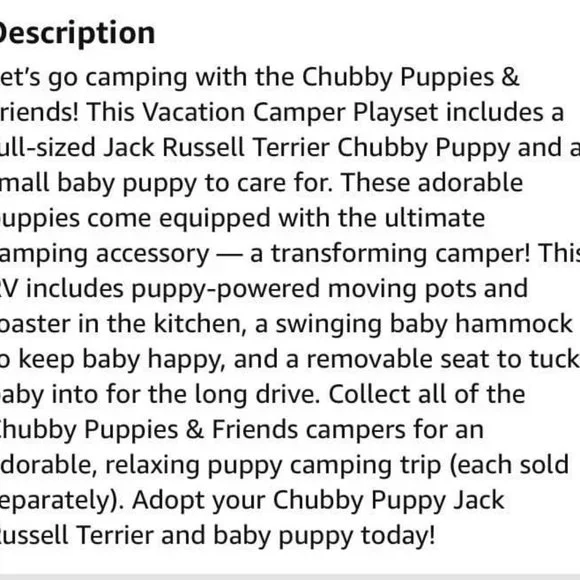 Chubby Puppies & Friends - Vacation Camper Playset - Picture 4 of 5